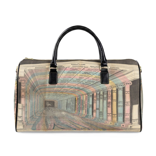 Temple of Time Leather Tote